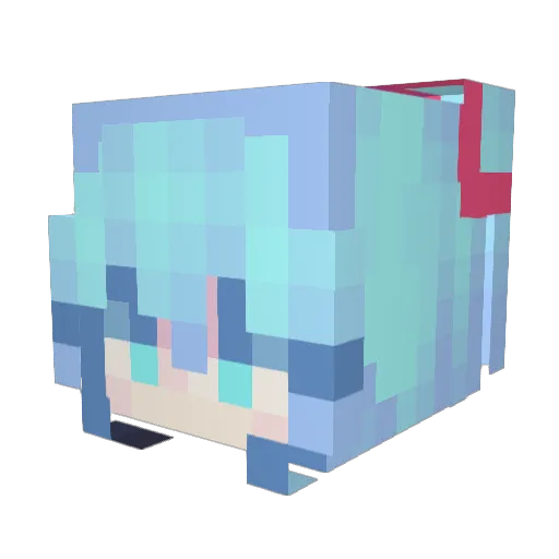 milverton44 Minecraft avatar head, 3D render