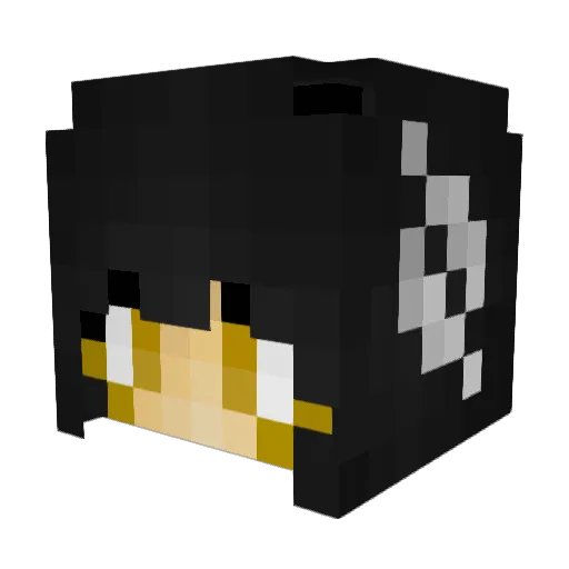 milygss Minecraft avatar head, 3D render