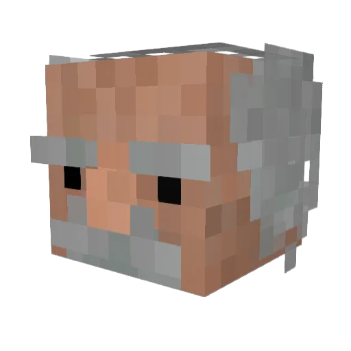 mimby6 Minecraft avatar head, 3D render