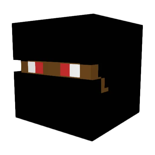 mimecraftrollz Minecraft avatar head, 3D render