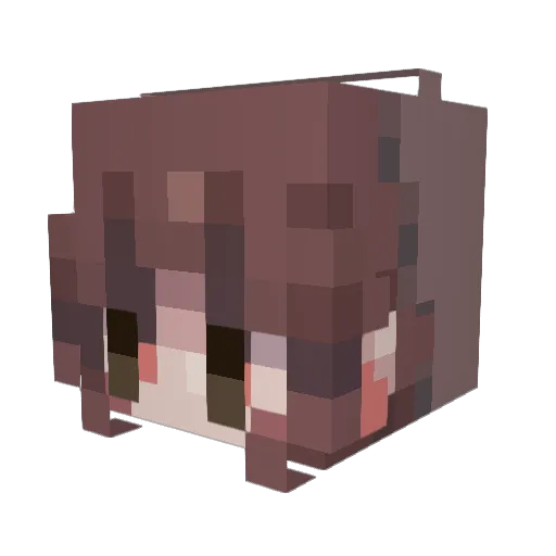 mimi10257 Minecraft avatar head, 3D render