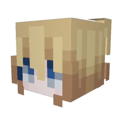 mimi220720 Minecraft avatar head, 3D render