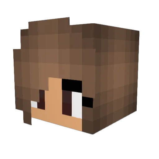 mimi_2018 Minecraft avatar head, 3D render