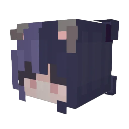mimi_3825 Minecraft avatar head, 3D render
