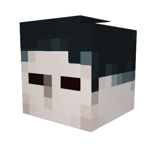 mimibunn3 Minecraft avatar head, 3D render