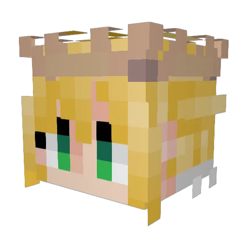 mimijimmy13 Minecraft avatar head, 3D render