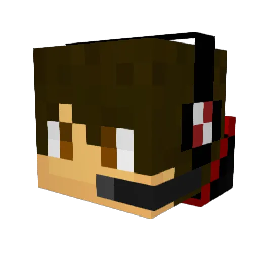 mimila24 Minecraft avatar head, 3D render