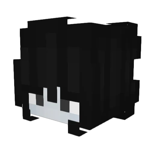 mimisensen Minecraft avatar head, 3D render