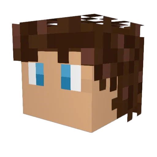 mimito954 Minecraft avatar head, 3D render