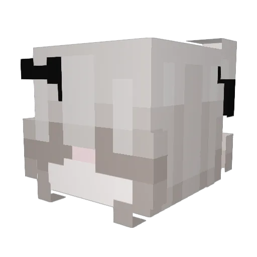 mimiwas Minecraft avatar head, 3D render