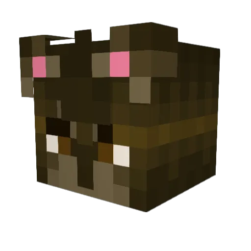mimix33 Minecraft avatar head, 3D render
