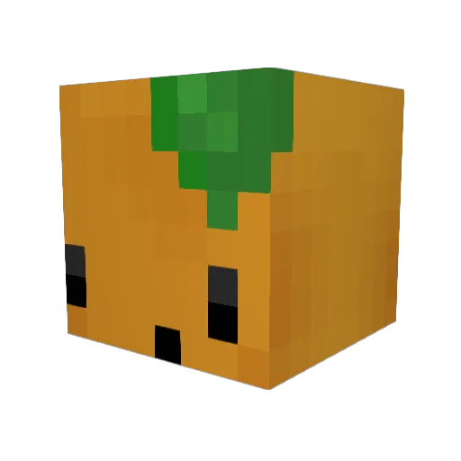 mimxirica Minecraft avatar head, 3D render