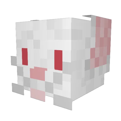 min7e4 Minecraft avatar head, 3D render