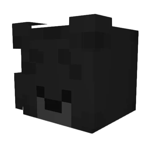 min_0703 Minecraft avatar head, 3D render