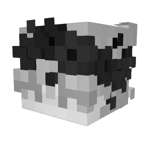 min_kit Minecraft avatar head, 3D render