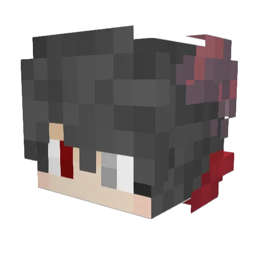 mina_0399 Minecraft avatar head, 3D render