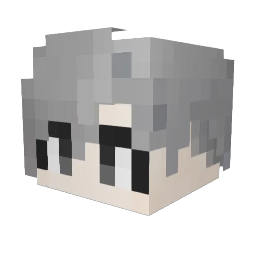 minaleeman1 Minecraft avatar head, 3D render
