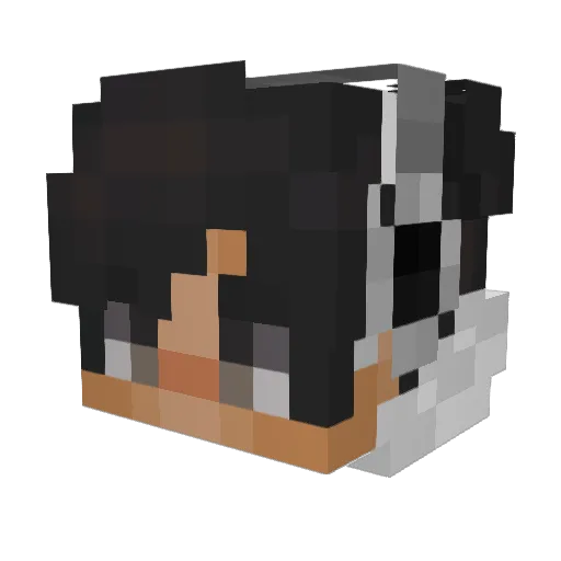 minazuki1998 Minecraft avatar head, 3D render