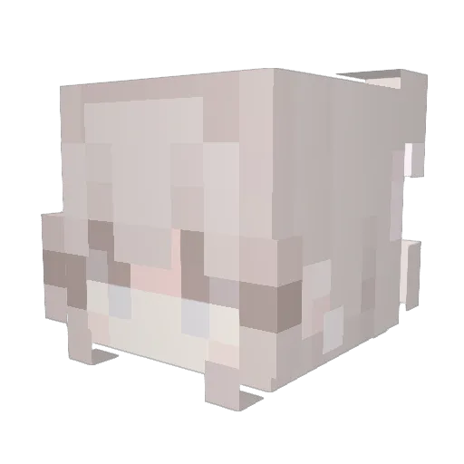 mindfog Minecraft avatar head, 3D render