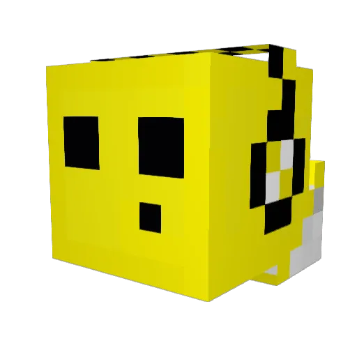 mindtwister55 Minecraft avatar head, 3D render