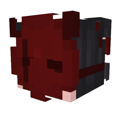 mine67 Minecraft avatar head, 3D render