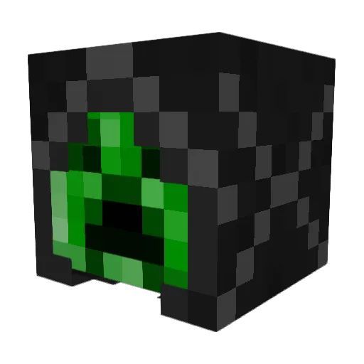 mine_boa Minecraft avatar head, 3D render