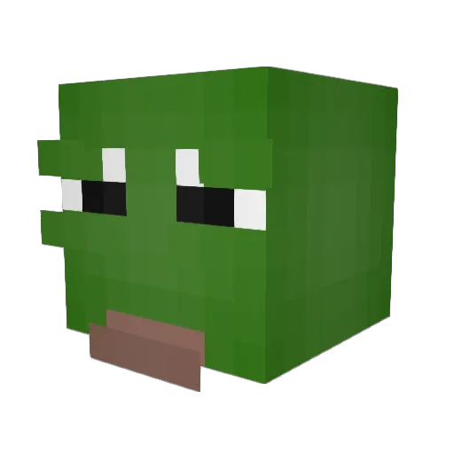 mine_bro09 Minecraft avatar head, 3D render