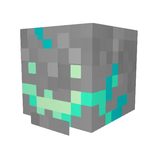 mine_gamer_ Minecraft avatar head, 3D render