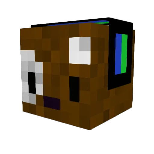 mine_king33 Minecraft avatar head, 3D render