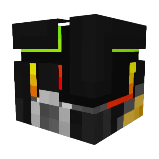 mine_lovers Minecraft avatar head, 3D render