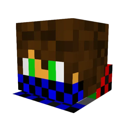 mine_master234 Minecraft avatar head, 3D render