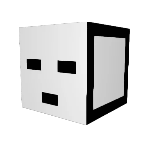 mine_of_lego Minecraft avatar head, 3D render