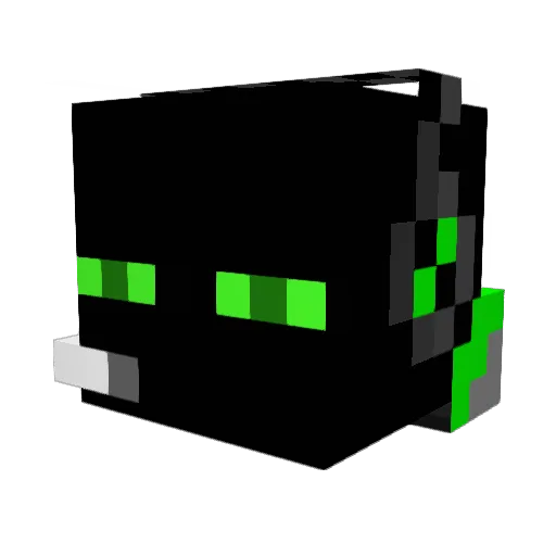 mineadude Minecraft avatar head, 3D render