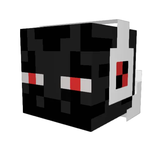 minebastrik Minecraft avatar head, 3D render