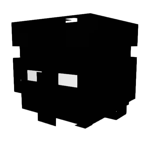 minebuilder7135 Minecraft avatar head, 3D render