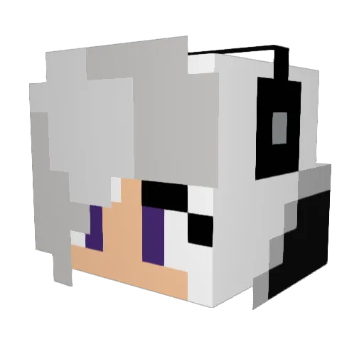 minechicks001 Minecraft avatar head, 3D render