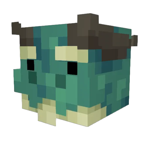minechris360 Minecraft avatar head, 3D render