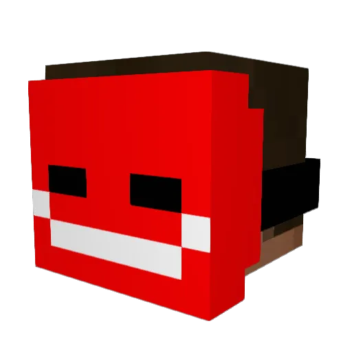 minecoiner Minecraft avatar head, 3D render