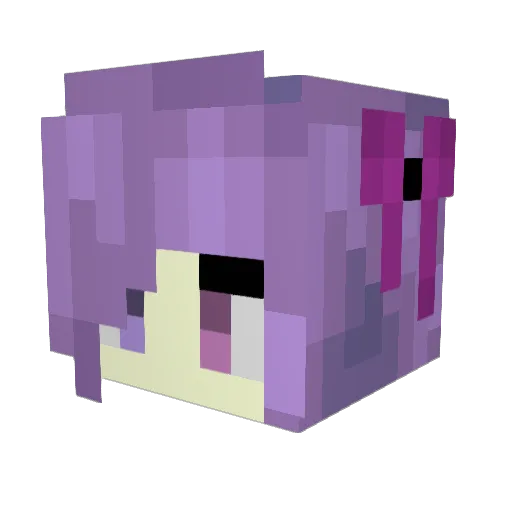 minecon2O16 Minecraft avatar head, 3D render