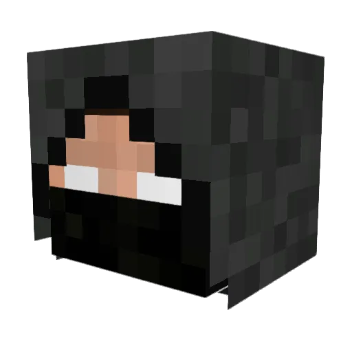 minecraf_galera Minecraft avatar head, 3D render