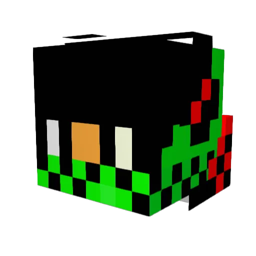 minecraft4024 Minecraft avatar head, 3D render