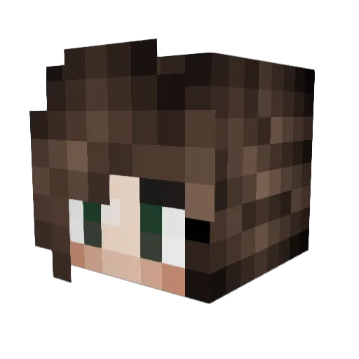 minecraft4084 Minecraft avatar head, 3D render