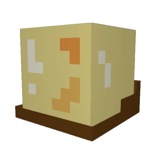 minecraftKE Minecraft avatar head, 3D render
