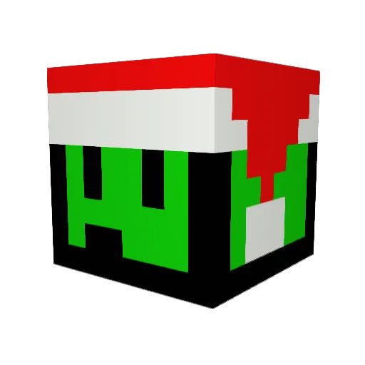minecraft_2011 Minecraft avatar head, 3D render