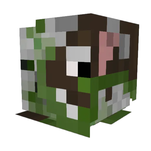 minecraft_andrew Minecraft avatar head, 3D render