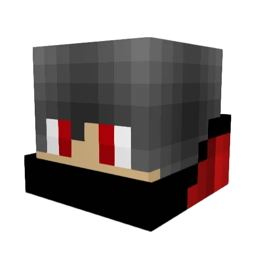 minecraft_pro2 Minecraft avatar head, 3D render