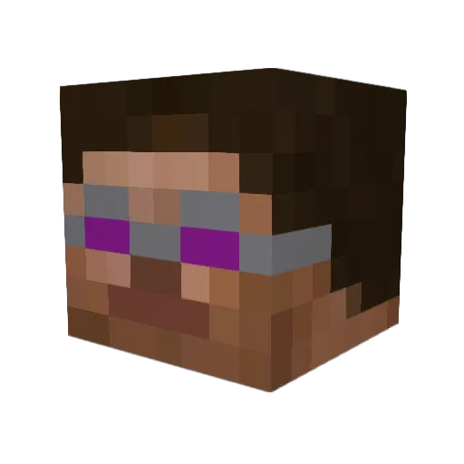 minecraft_pvp Minecraft avatar head, 3D render