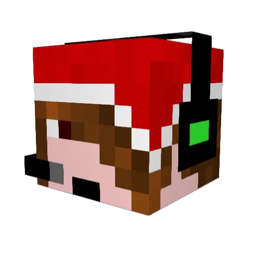minecraft_tundra Minecraft avatar head, 3D render
