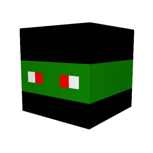 minecraftandboss Minecraft avatar head, 3D render
