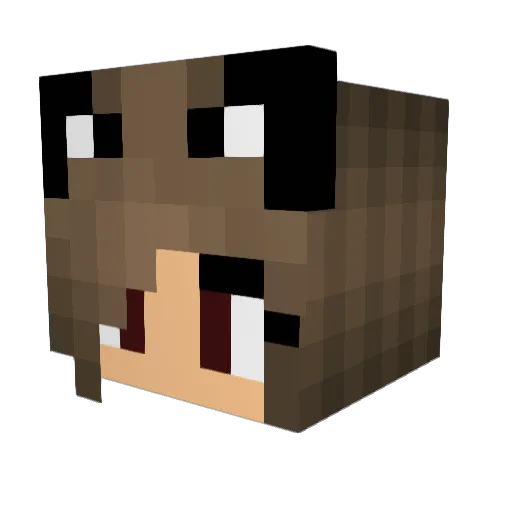 minecraftangel09 Minecraft avatar head, 3D render